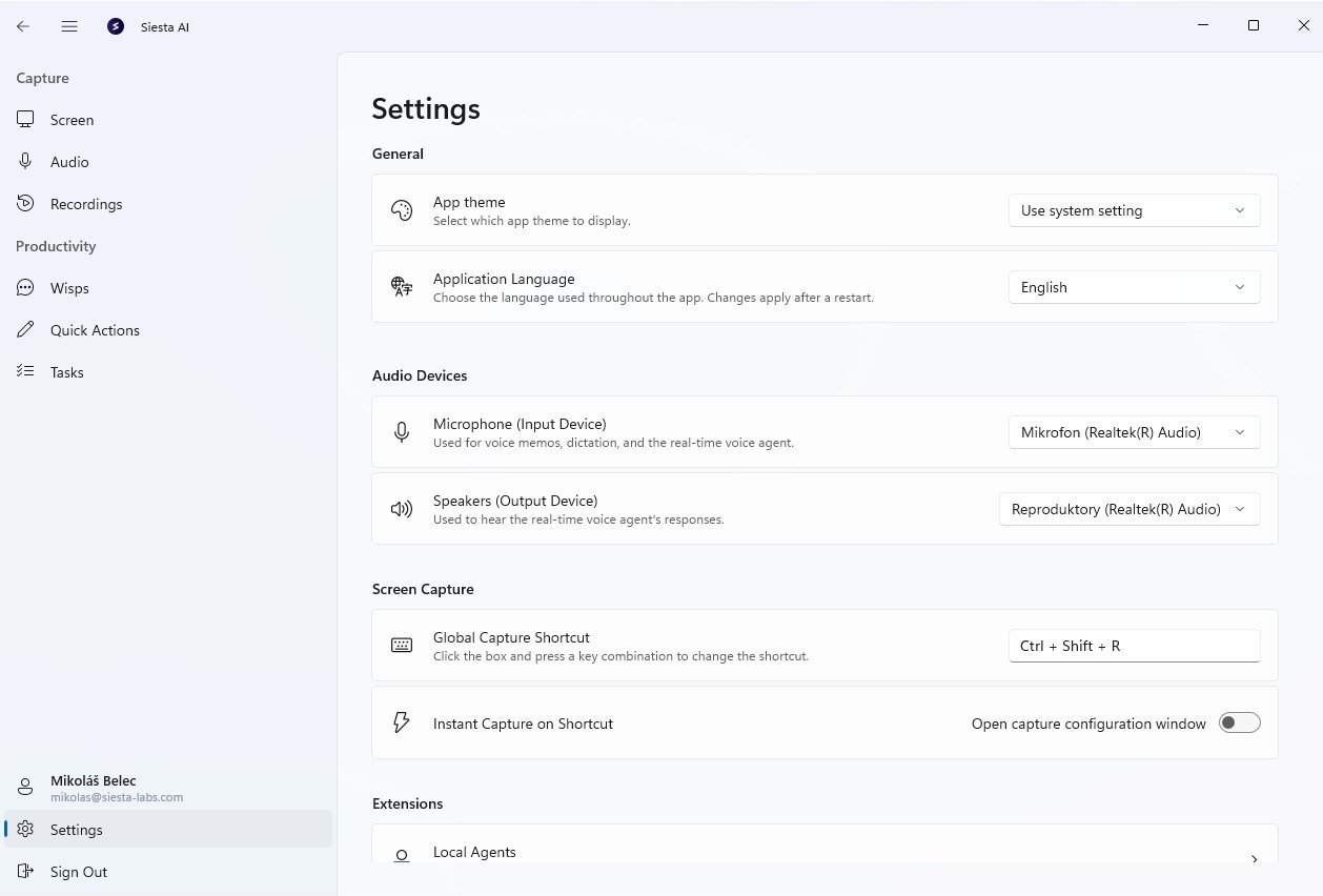 Quick text actions in the desktop app
