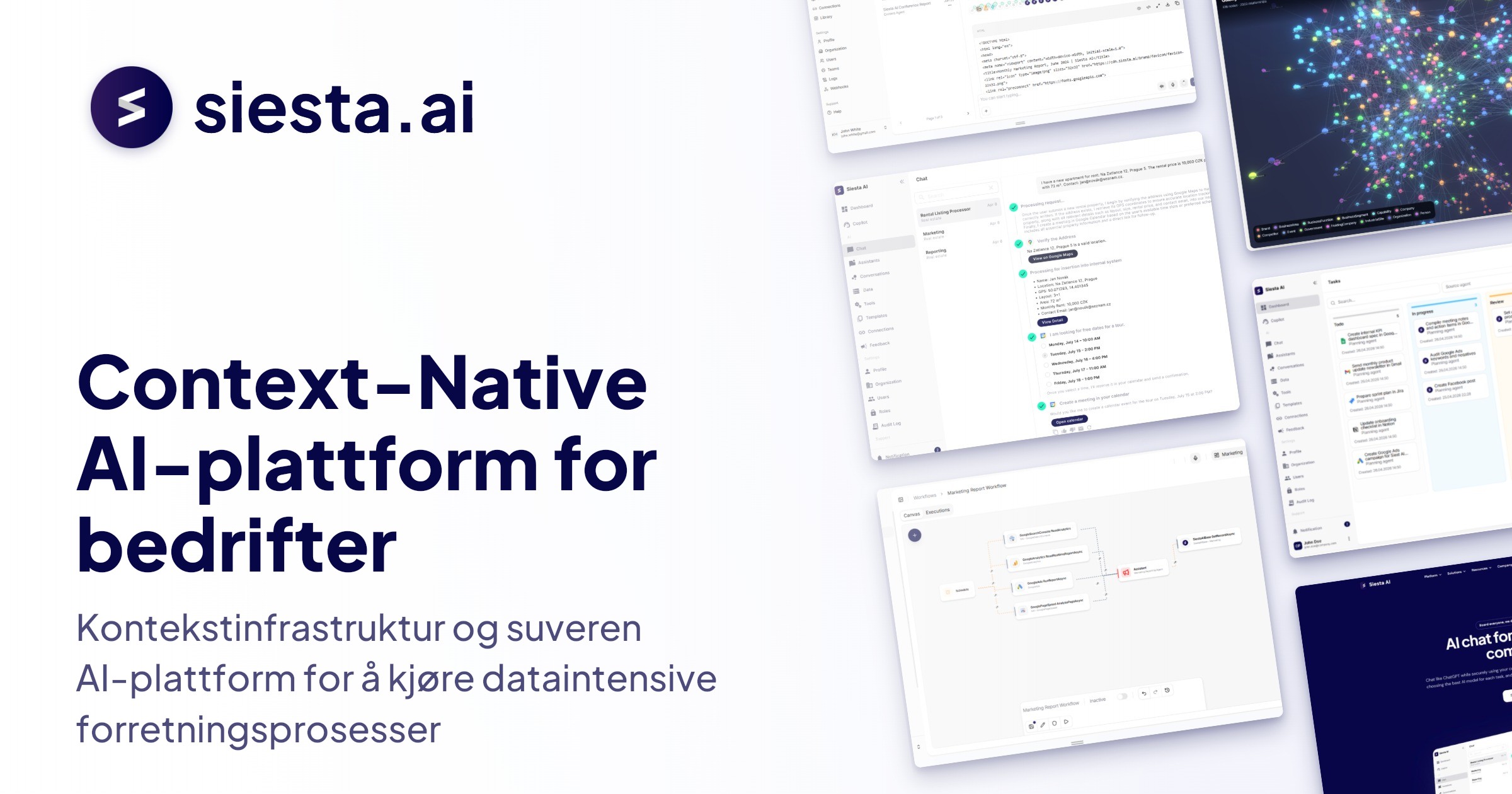 Siesta AI | Enterprise AI-plattform